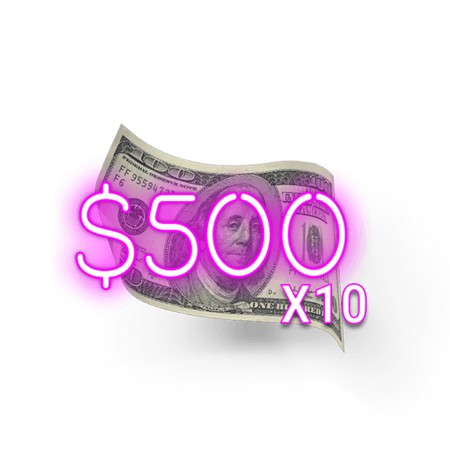 $500 Cash on Stake